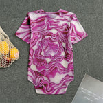 Red Cabbage Print Men's Bodysuit