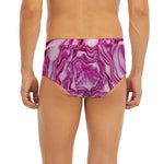 Red Cabbage Print Men's Briefs