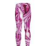 Red Cabbage Print Men's leggings
