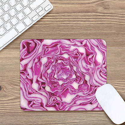 Red Cabbage Print Mouse Pad