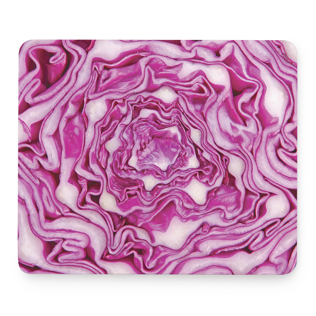 Red Cabbage Print Mouse Pad