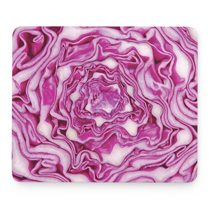 Red Cabbage Print Mouse Pad