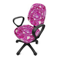 Red Cabbage Print Office Chair Cover