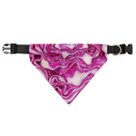 Red Cabbage Print Over The Collar Dog Bandana