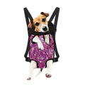 Red Cabbage Print Pet Carrier Backpack