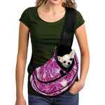 Red Cabbage Print Pet Sling Carrier