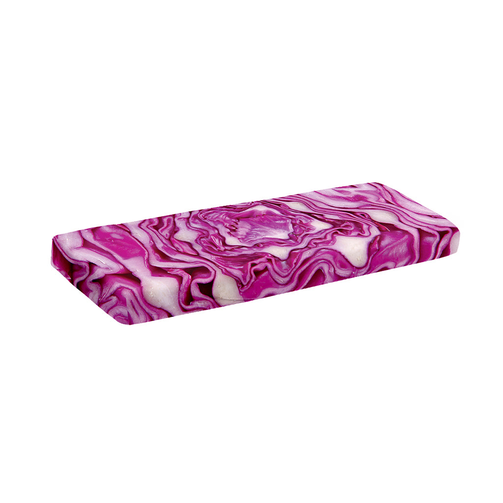 Red Cabbage Print Piano Keyboard Cover
