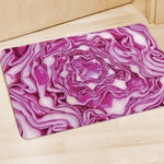 Red Cabbage Print Polyester Doormat