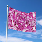 Red Cabbage Print Polyester Flag