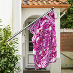 Red Cabbage Print Polyester Flag