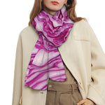 Red Cabbage Print Scarf