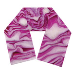 Red Cabbage Print Scarf