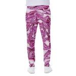 Red Cabbage Print Scuba Joggers