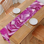 Red Cabbage Print Table Runner