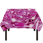 Red Cabbage Print Tablecloth