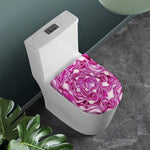 Red Cabbage Print Toilet Lid Cover