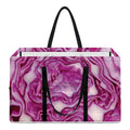 Red Cabbage Print Utility Tote Bag
