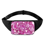 Red Cabbage Print Waist Bag