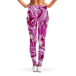 Red Cabbage Print Women's Leggings