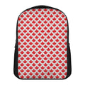 Red Canadian Maple Leaf Pattern Print Casual Backpack