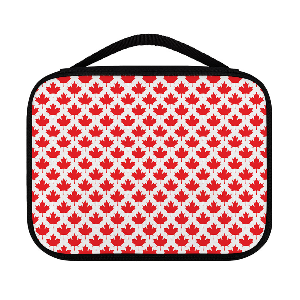 Red Canadian Maple Leaf Pattern Print Classic Bible Case