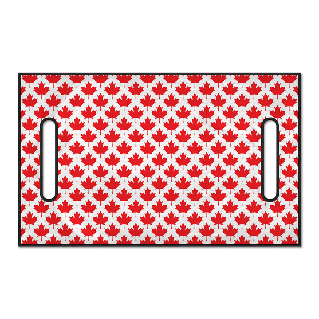 Red Canadian Maple Leaf Pattern Print Golf Cart Seat Cover