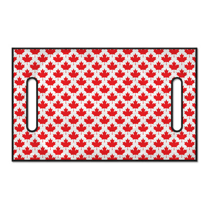 Red Canadian Maple Leaf Pattern Print Golf Cart Seat Cover