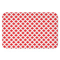 Red Canadian Maple Leaf Pattern Print Indoor Door Mat