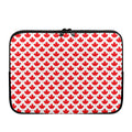 Red Canadian Maple Leaf Pattern Print Laptop Sleeve