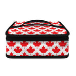 Red Canadian Maple Leaf Pattern Print Small Lunch Bag