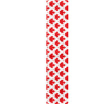 Red Canadian Maple Leaf Pattern Print Table Runner