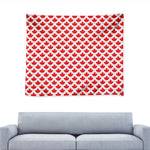 Red Canadian Maple Leaf Pattern Print Tapestry