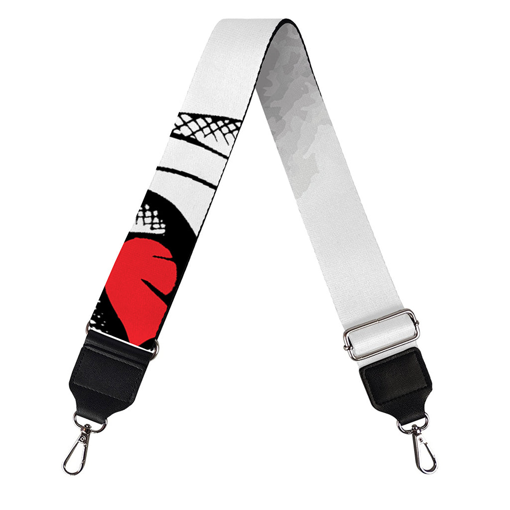 Red Cap Yorkshire Terrier Print Bag Strap