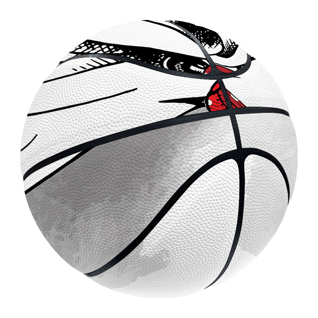 Red Cap Yorkshire Terrier Print Basketball