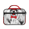 Red Cap Yorkshire Terrier Print Briefcase Bible Bag