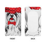 Red Cap Yorkshire Terrier Print Changing Pad Cover