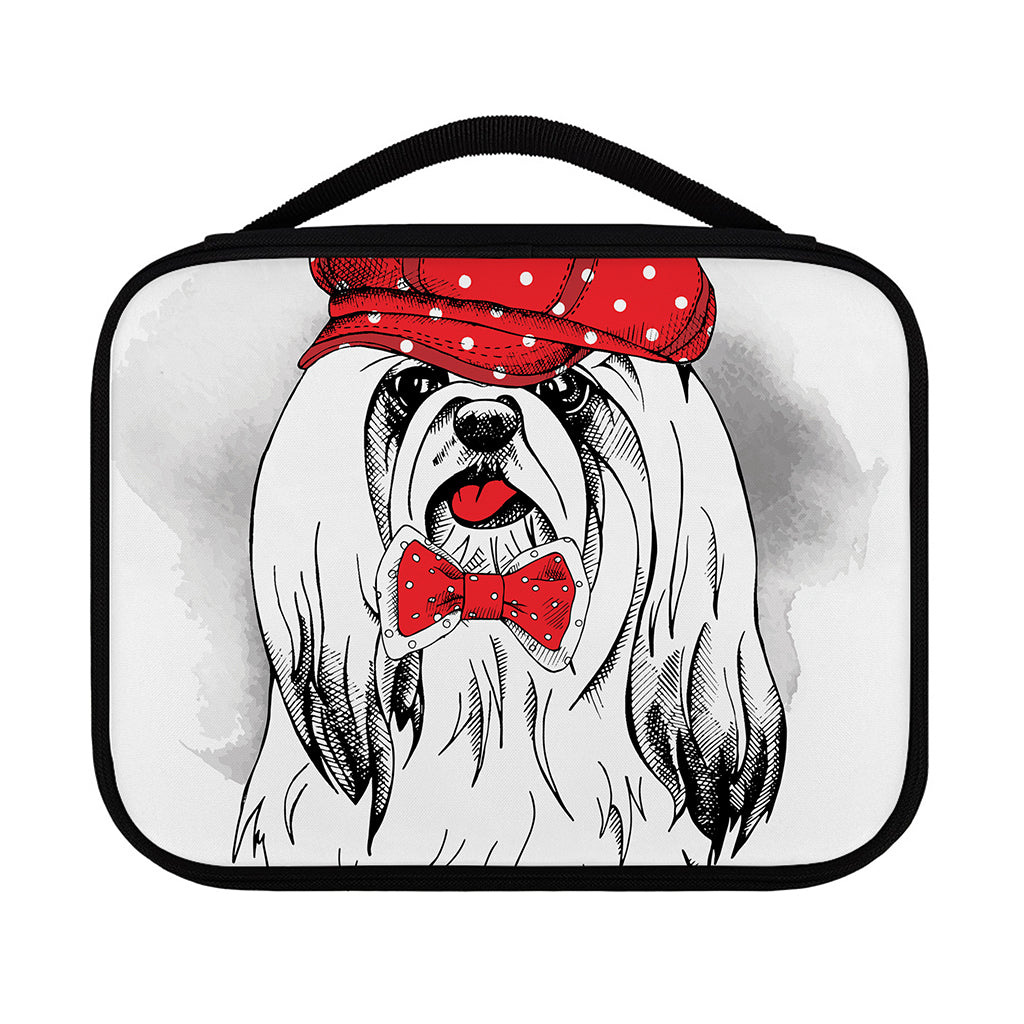 Red Cap Yorkshire Terrier Print Classic Bible Case
