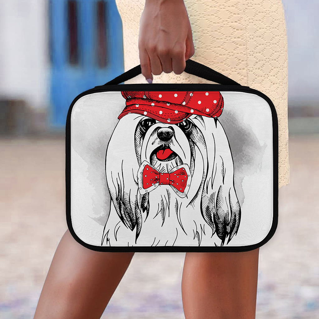 Red Cap Yorkshire Terrier Print Classic Bible Case