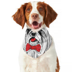 Red Cap Yorkshire Terrier Print Dog Bandana