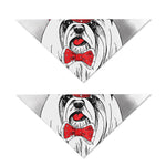Red Cap Yorkshire Terrier Print Dog Bandana