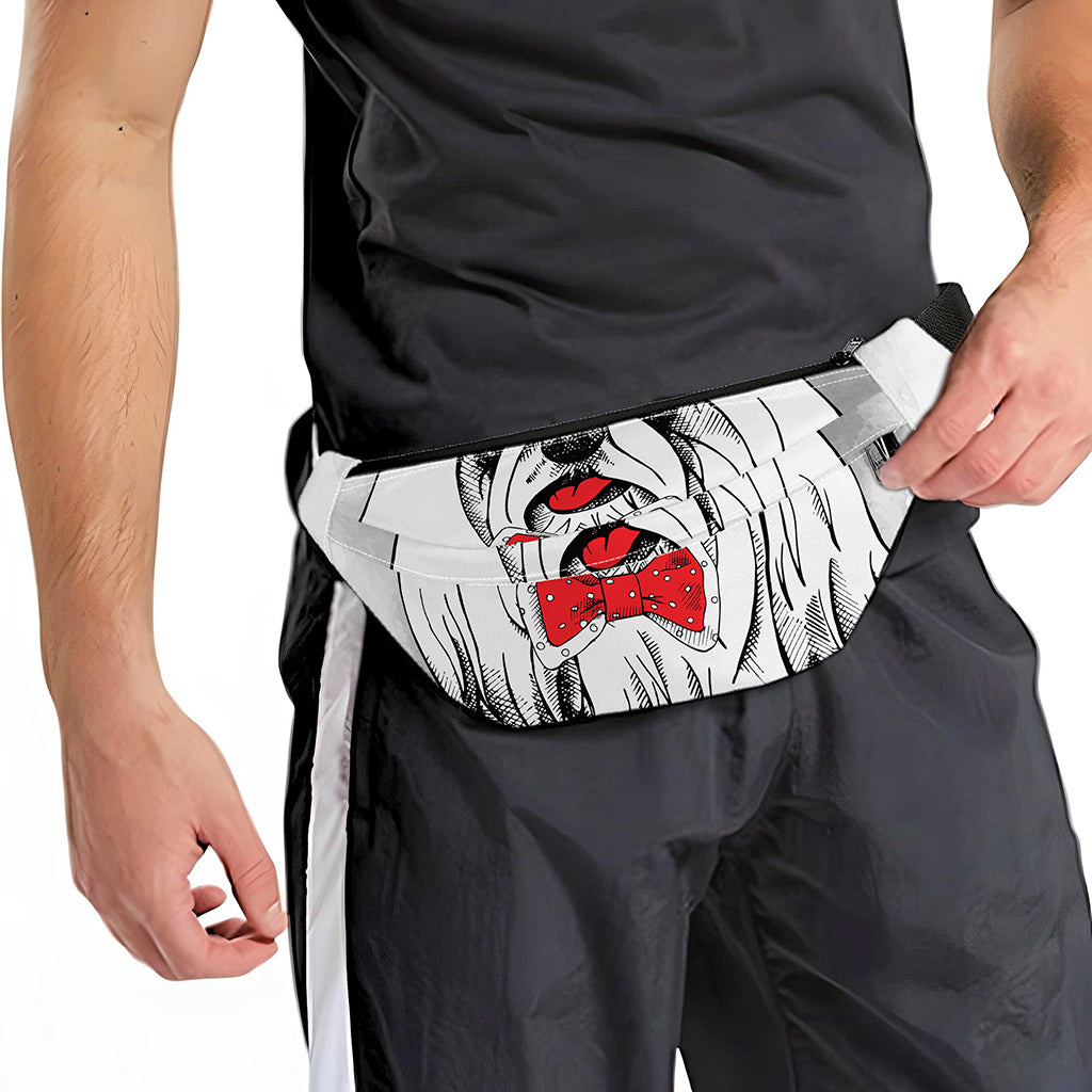 Red Cap Yorkshire Terrier Print Fanny Pack