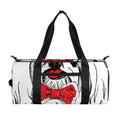 Red Cap Yorkshire Terrier Print Gym Bag