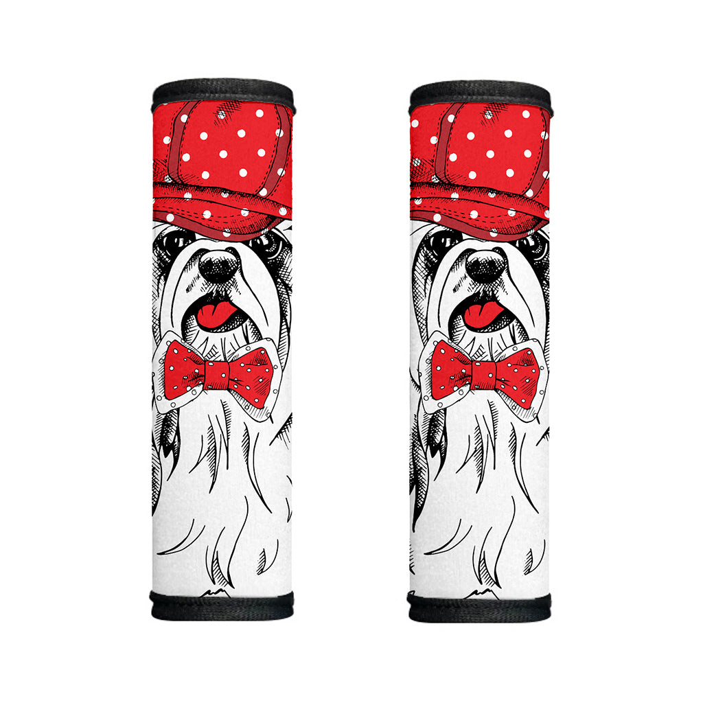 Red Cap Yorkshire Terrier Print Handle Covers