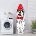 Red Cap Yorkshire Terrier Print Ironing Board Cover