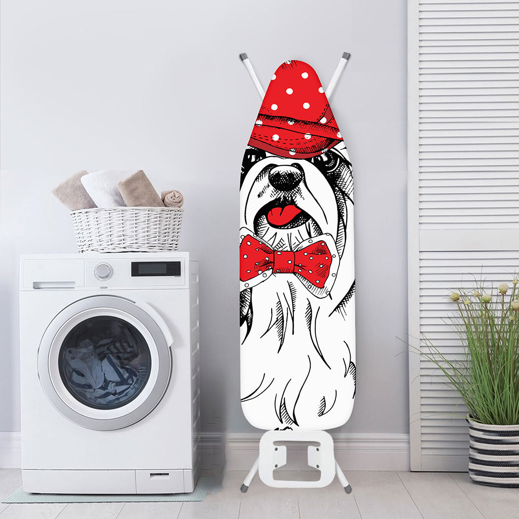 Red Cap Yorkshire Terrier Print Ironing Board Cover