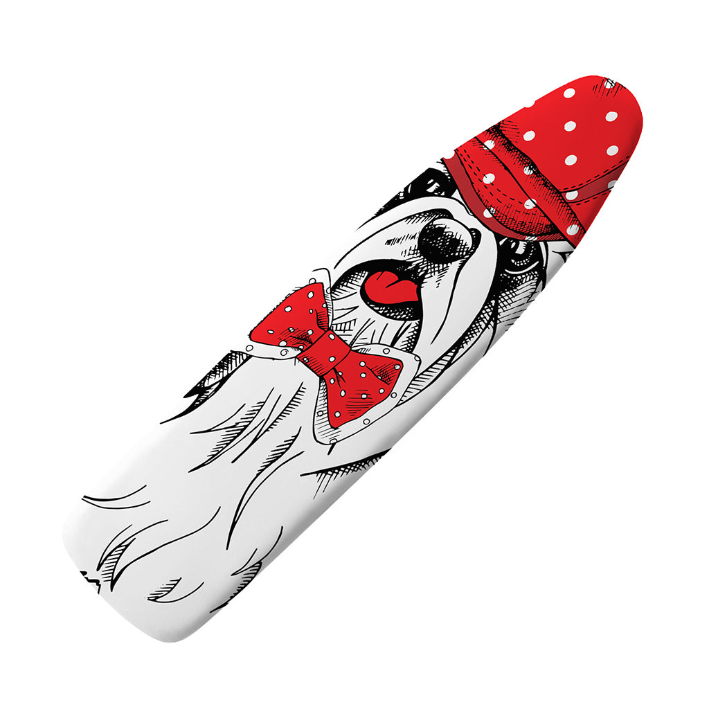 Red Cap Yorkshire Terrier Print Ironing Board Cover