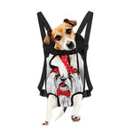 Red Cap Yorkshire Terrier Print Pet Carrier Backpack
