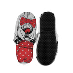 Red Cap Yorkshire Terrier Print Slippers