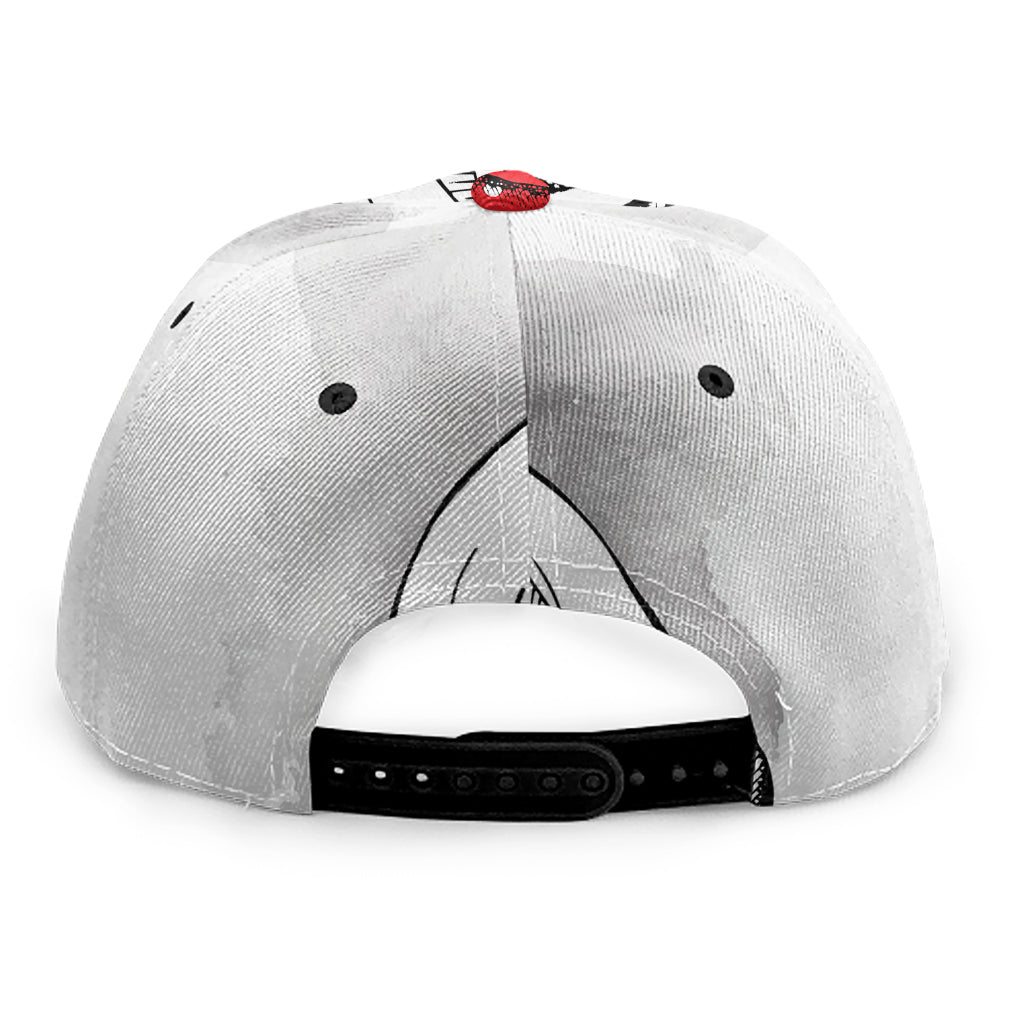 Red Cap Yorkshire Terrier Print Snapback Cap