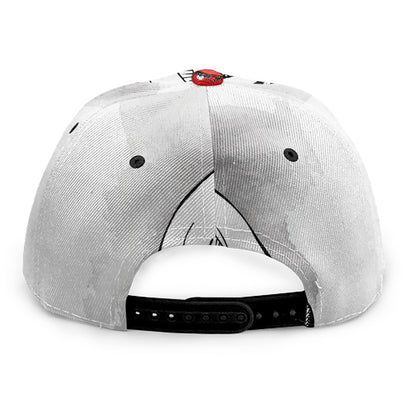 Red Cap Yorkshire Terrier Print Snapback Cap